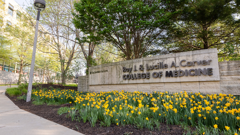 CCOM sign in the spring
