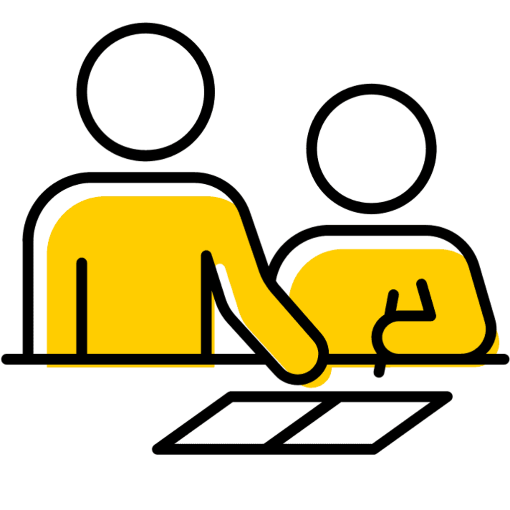 Student teacher icon