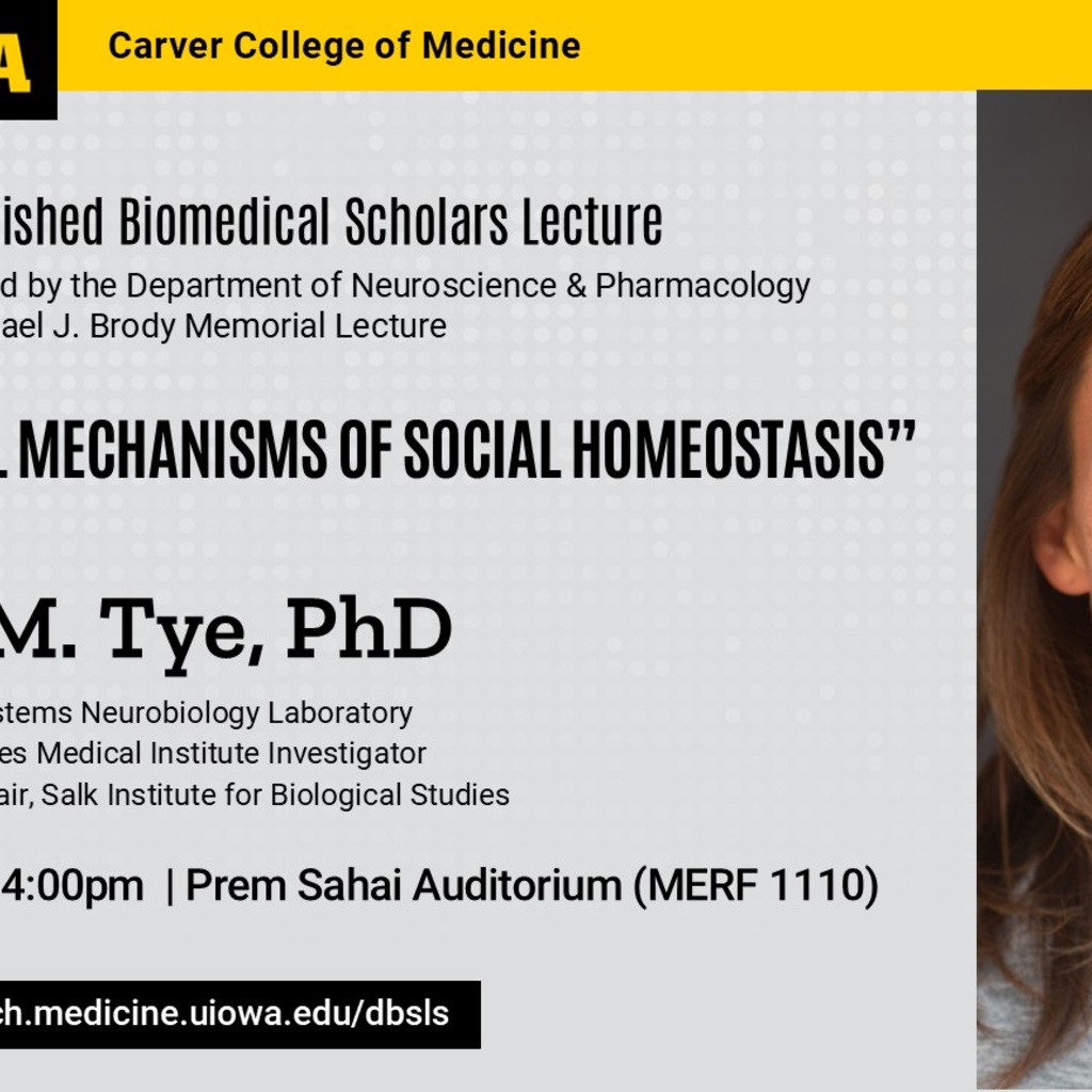 Kay M. Tye, PhD:  Distinguished Biomedical Scholars Lecture promotional image